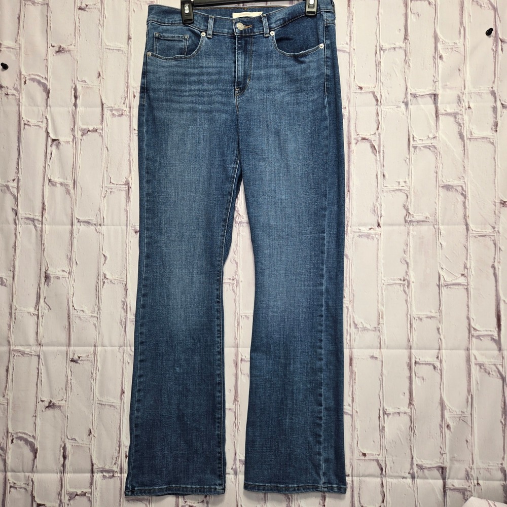 Levi's Bootcut Mid-Rise Stretch Denim Jeans Medium Wash Womens Size 10 30x32